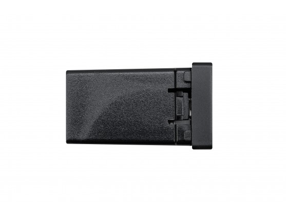 Модуль в рамку 2 USB-порта 2.4A черный (1/2)