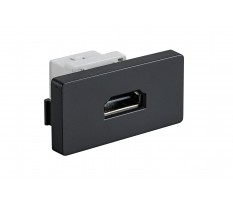 Модуль в рамку HDMI черный (1/2)