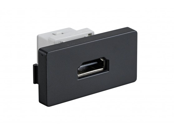 Модуль в рамку HDMI черный (1/2)
