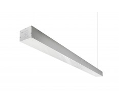 Линейный потолочный светильник белый (подвесной/накладной)